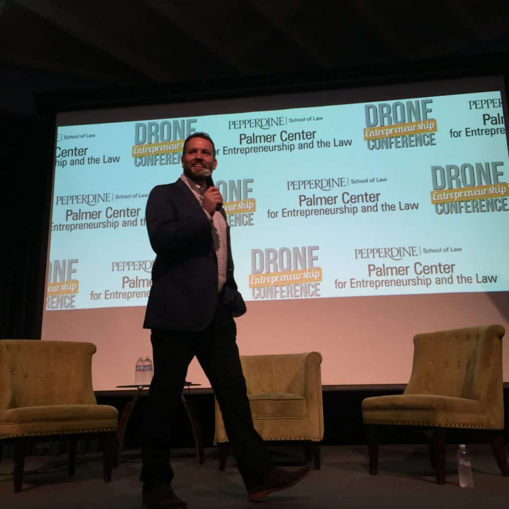 Conference host and technology keynote speaker Greg McNeal serving as emcee for a drone entrepreneurship conference Conference host and technology keynote speaker Greg McNeal serving as emcee for a drone entrepreneurship conference