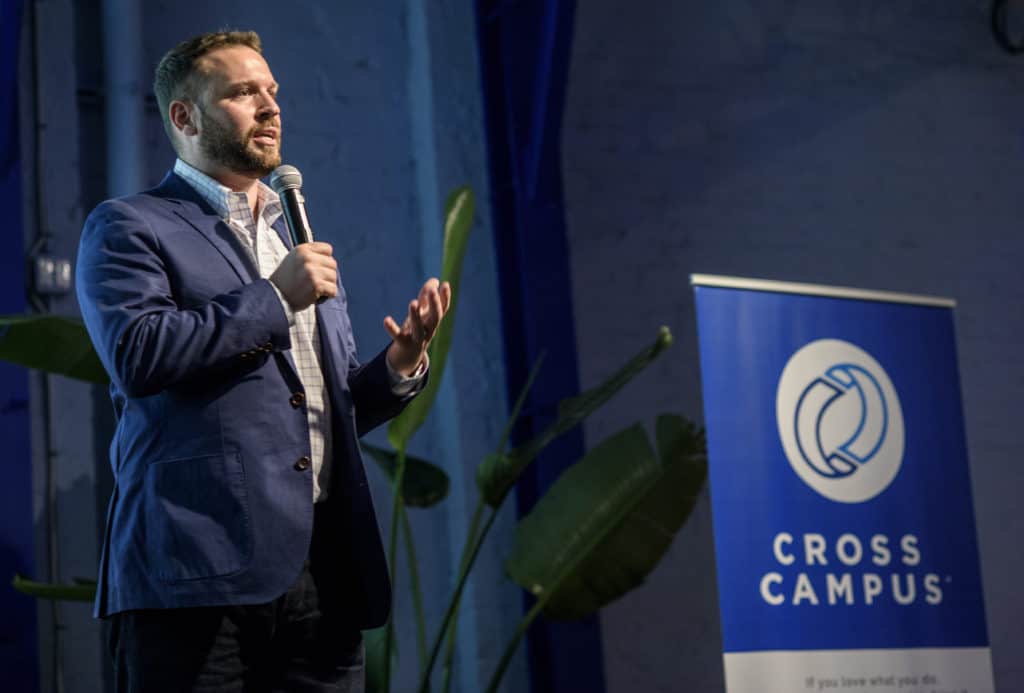 Entrepreneurship keynote speaker Greg McNeal speaking to founders at Cross Campus Entrepreneurship keynote speaker Greg McNeal speaking to founders at Cross Campus