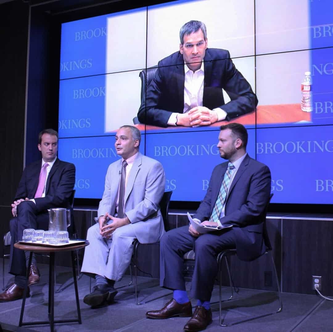 Technology policy expert Professor Greg McNeal speaking at the Brookings Institution Technology policy expert Professor Greg McNeal speaking at the Brookings Institution
