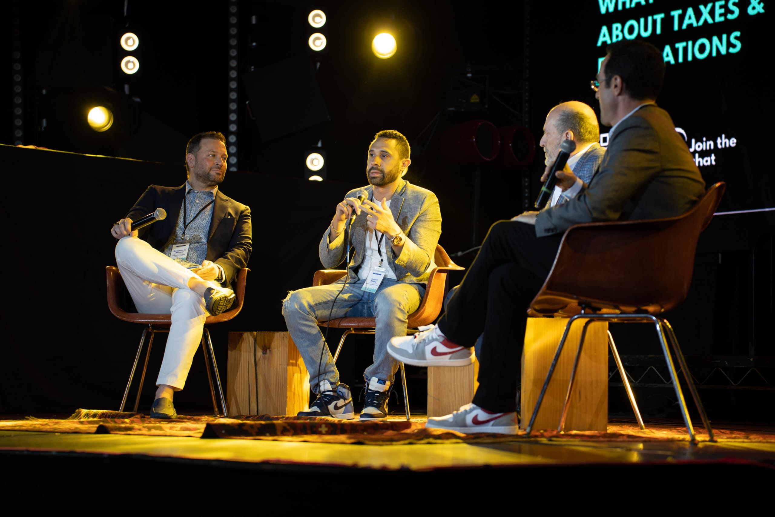 Web3 and blockchain expert Gregory McNeal on the Web3 panel at Trusted X Los Angeles Web3 and blockchain expert Gregory McNeal on the Web3 panel at Trusted X Los Angeles